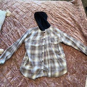 Pacsun flannel with hood